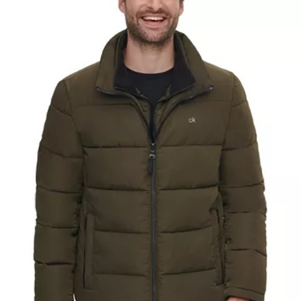 Calvin Klien Full-Zip Puffer Coat, Mens